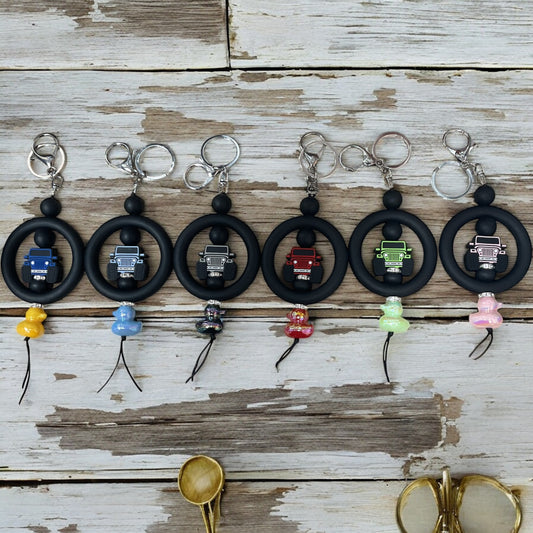 Truck Keychain with Duck