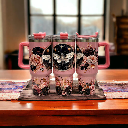 40oz Tumbler, Butterfly Tumbler