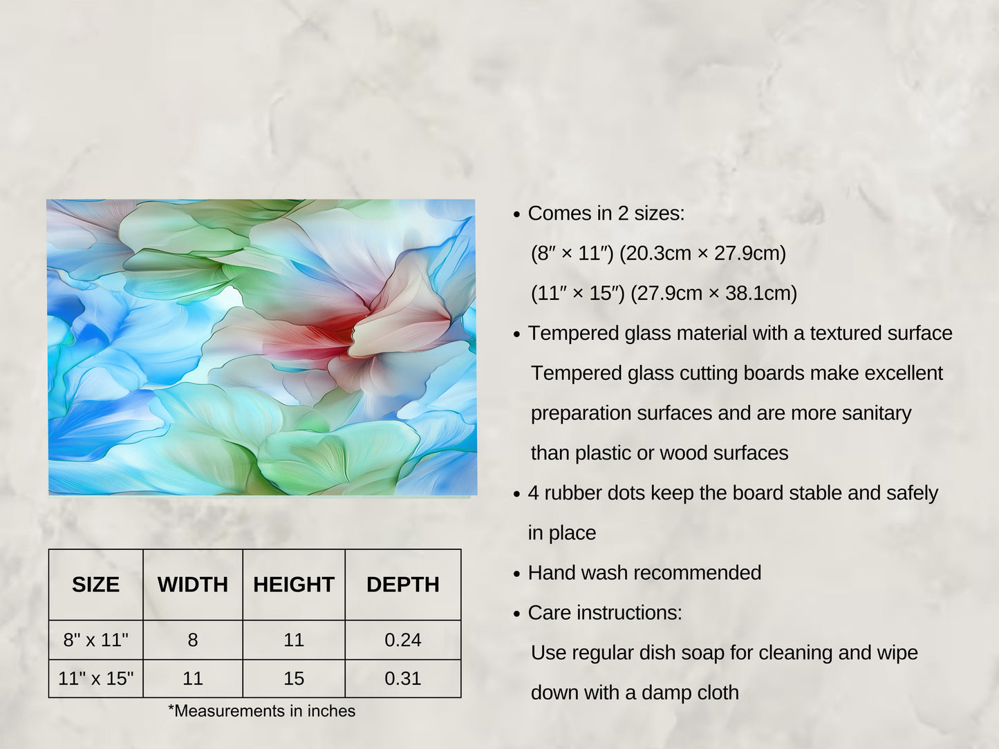 Bright Leaves Cutting Board