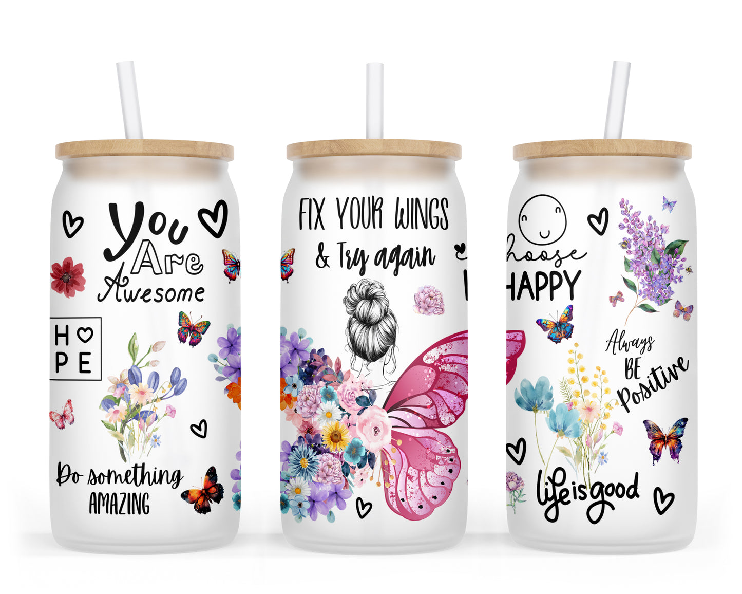 Awareness Glass Can Tumbler