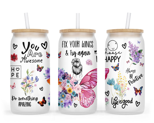 Awareness Glass Can Tumbler