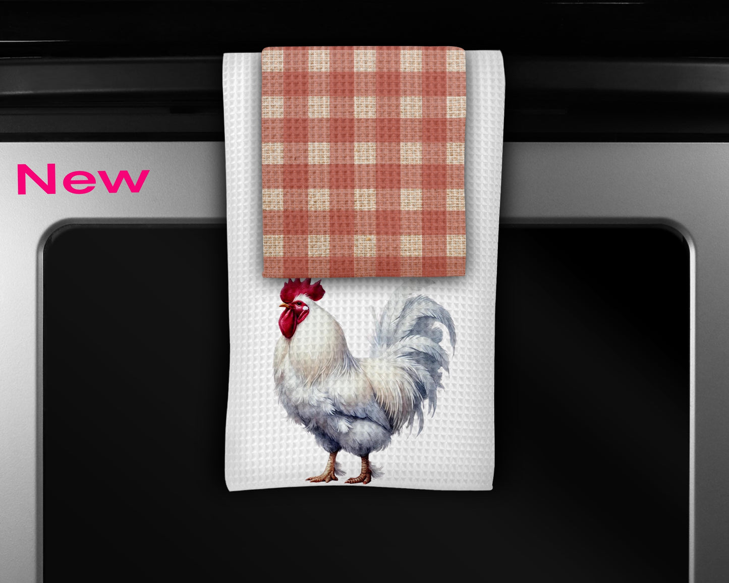 Rooster Kitchen Towels Set