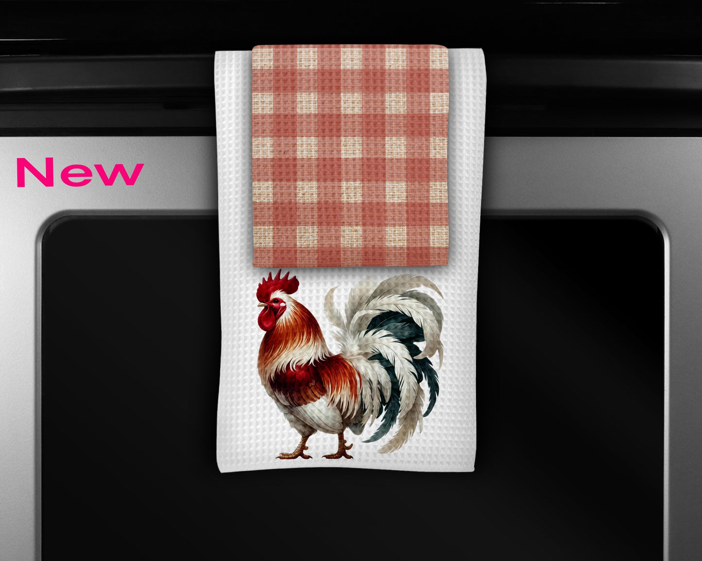 Rooster Kitchen Towels Set
