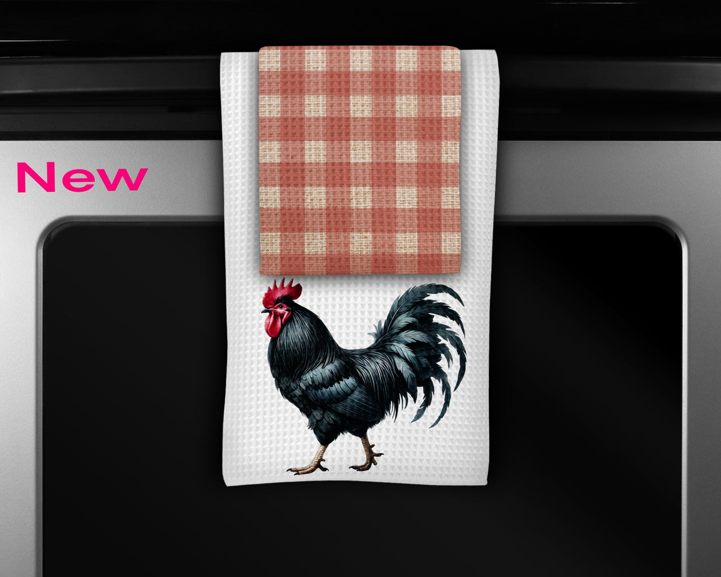 Rooster Kitchen Towels Set