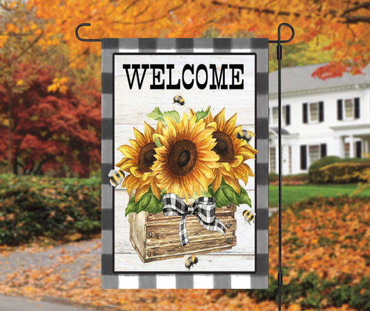 Sunflower Garden Flag