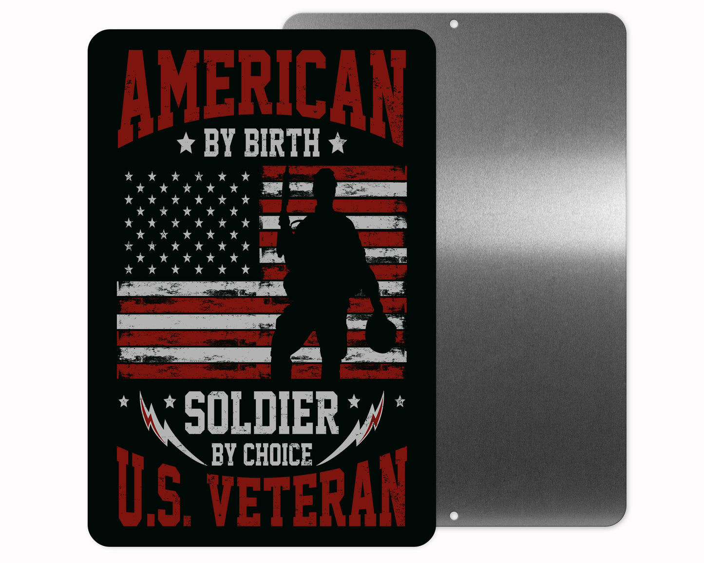 Military Metal Sign