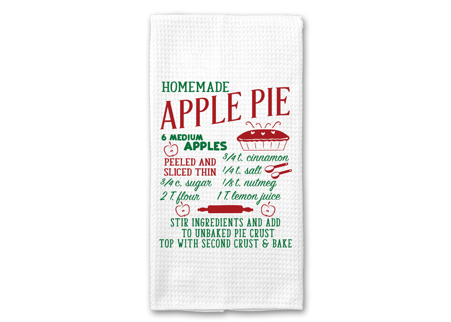 Pie Lover's Kitchen Towels,