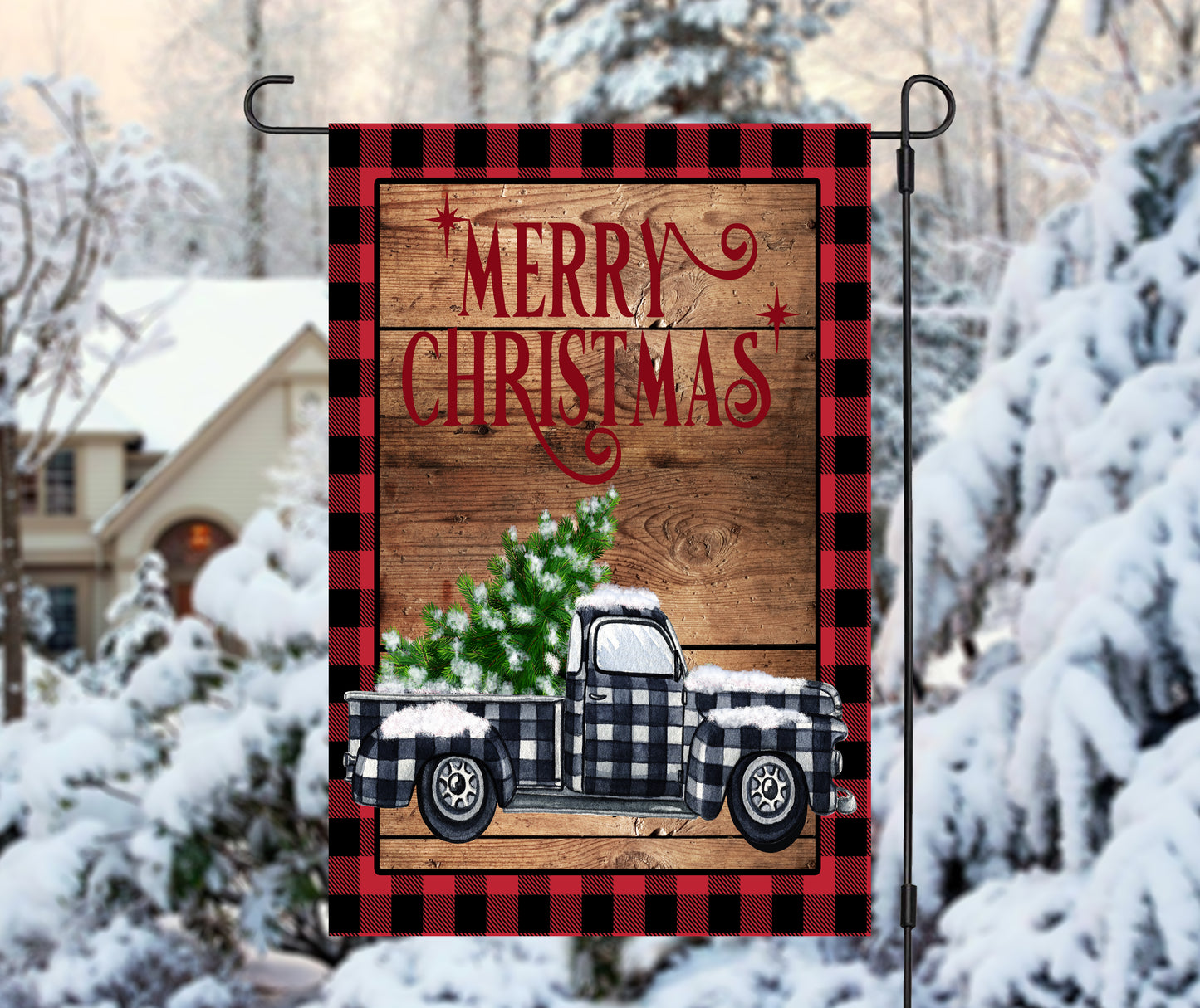 Christmas Garden Flag
