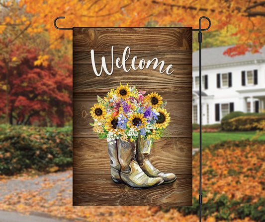 Welcome Garden Flag