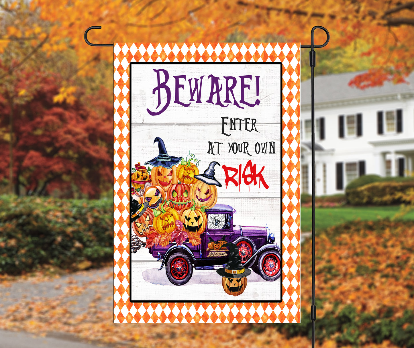 Halloween Garden Flag