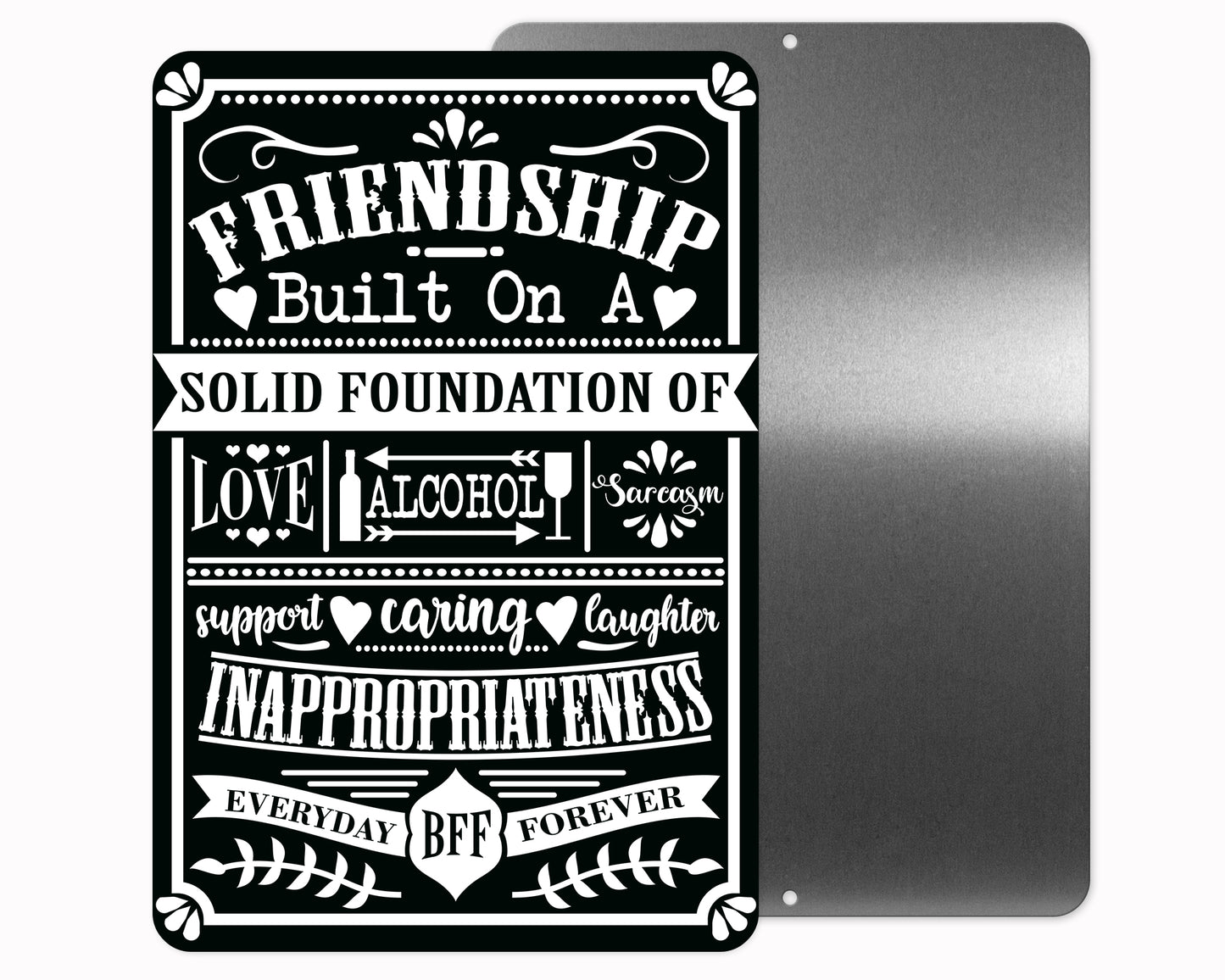 Friendship Metal Sign