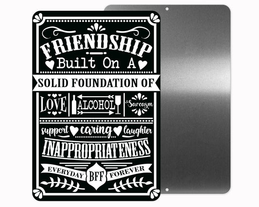 Friendship Metal Sign