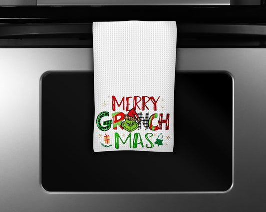 Grinch Kitchen Towels Set