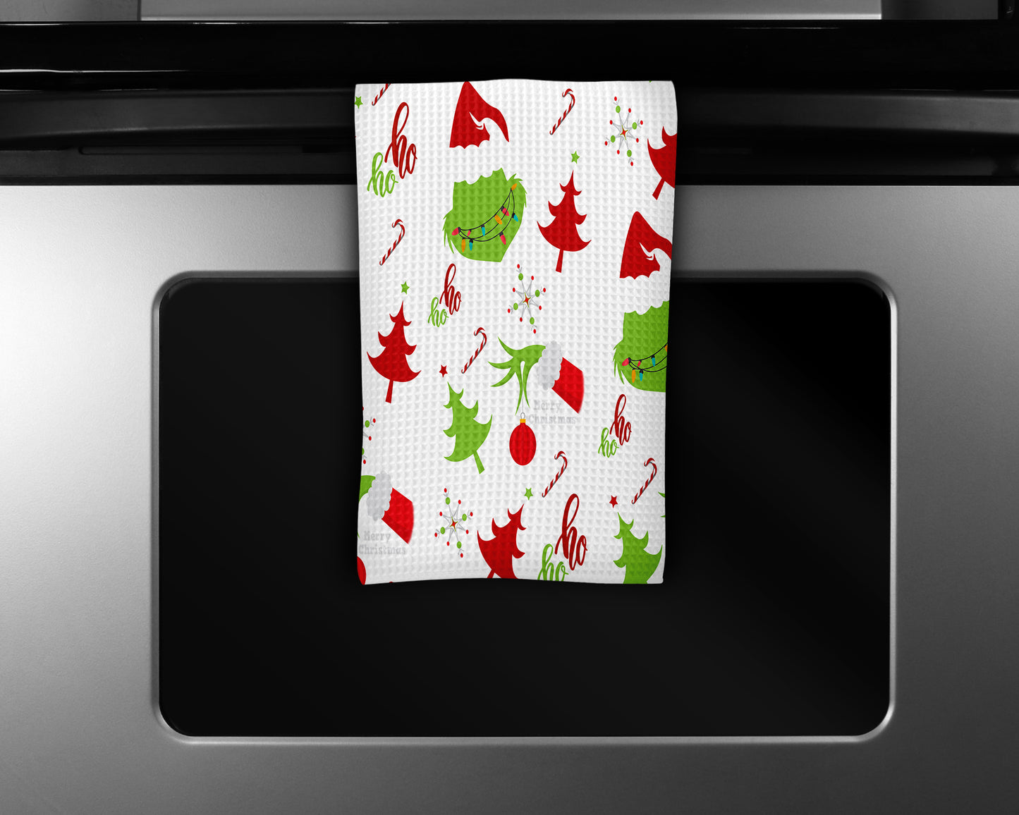 Grinch Kitchen Towels Set