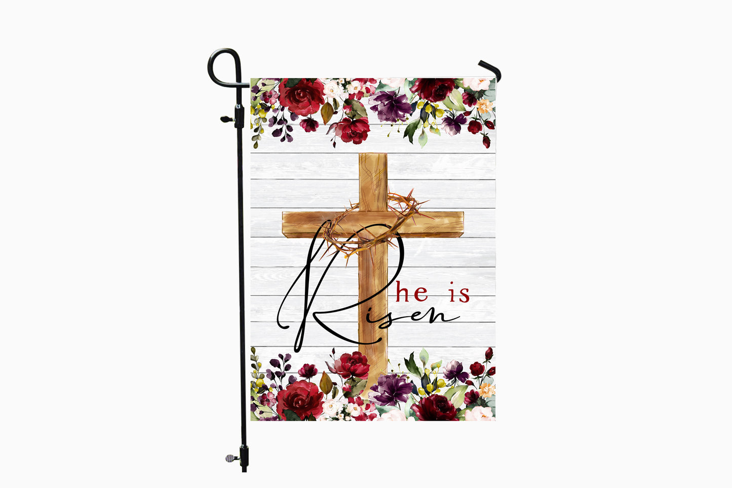 Religious Easter Garden Flag