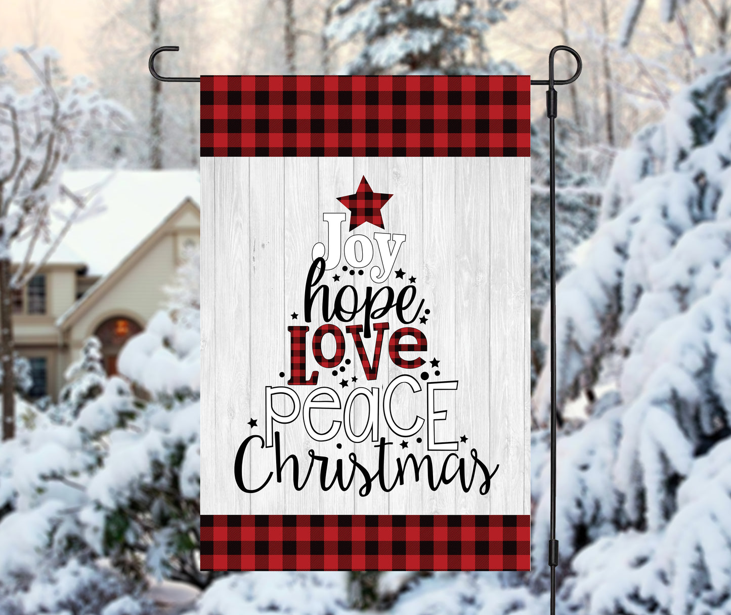 Christmas Garden Flag