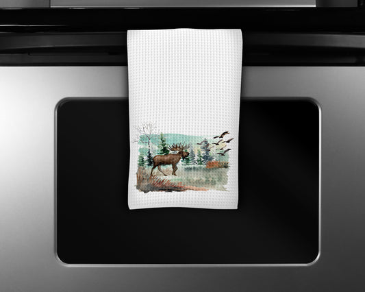 Moose Kitchen Towels Set