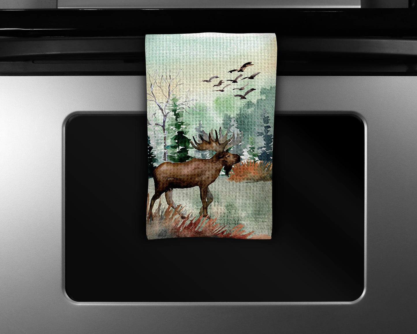 Moose Kitchen Towels Set