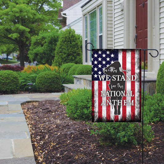 National Anthem Garden Flag