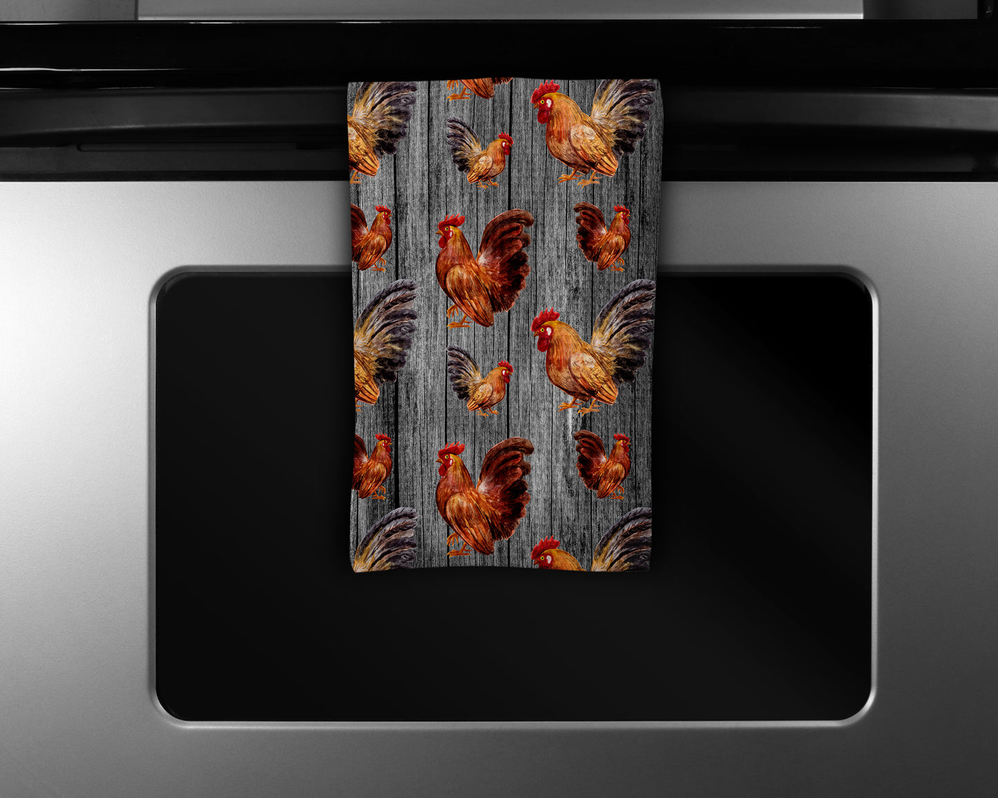 Rooster Kitchen Towels Set