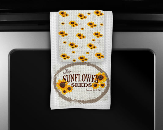 Sunflower Kitchen Towels Set