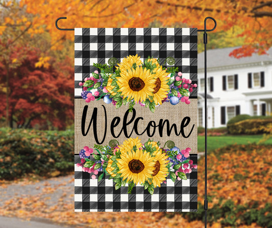 Sunflower Garden Flag
