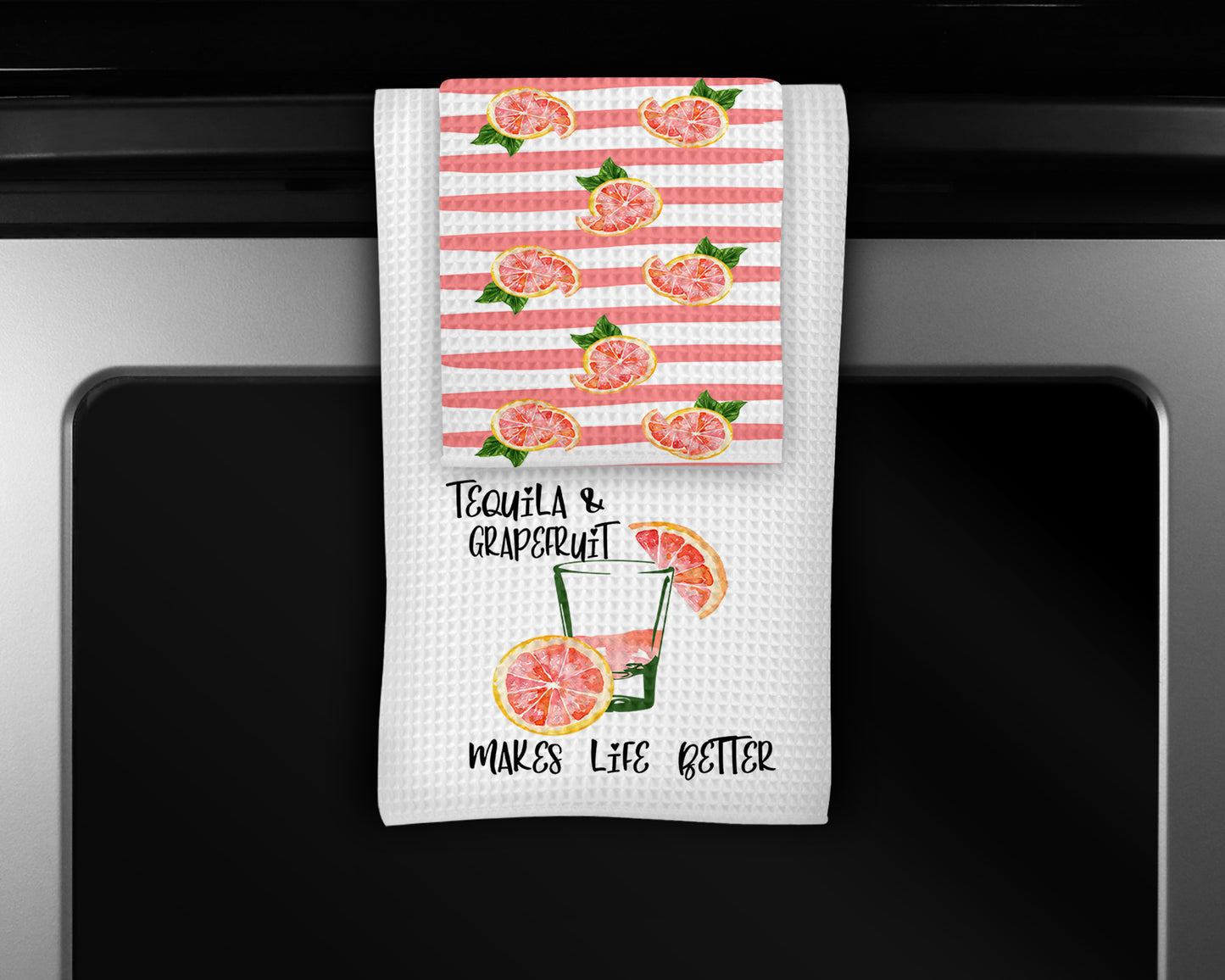 Cocktail Kitchen Towels Set