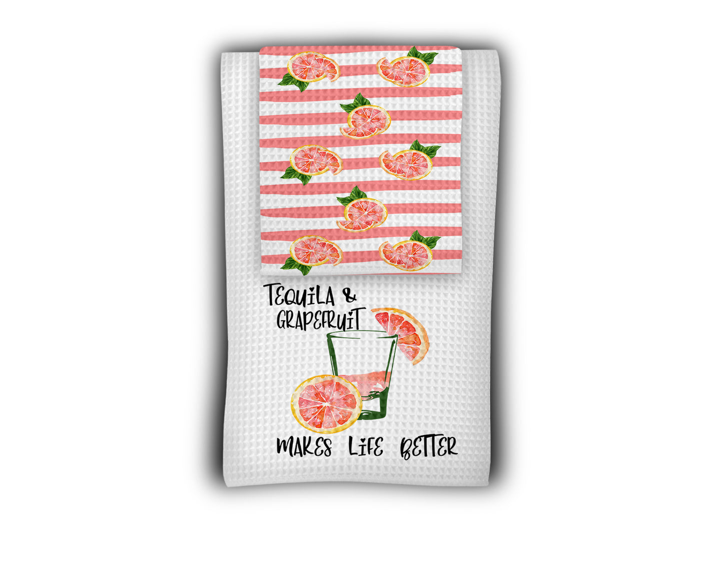 Cocktail Kitchen Towels Set
