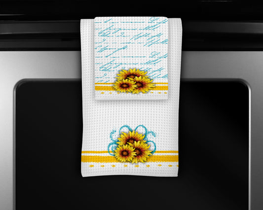 Sunflower Kitchen Towels Set