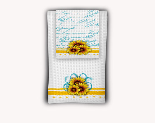 Sunflower Kitchen Towels Set