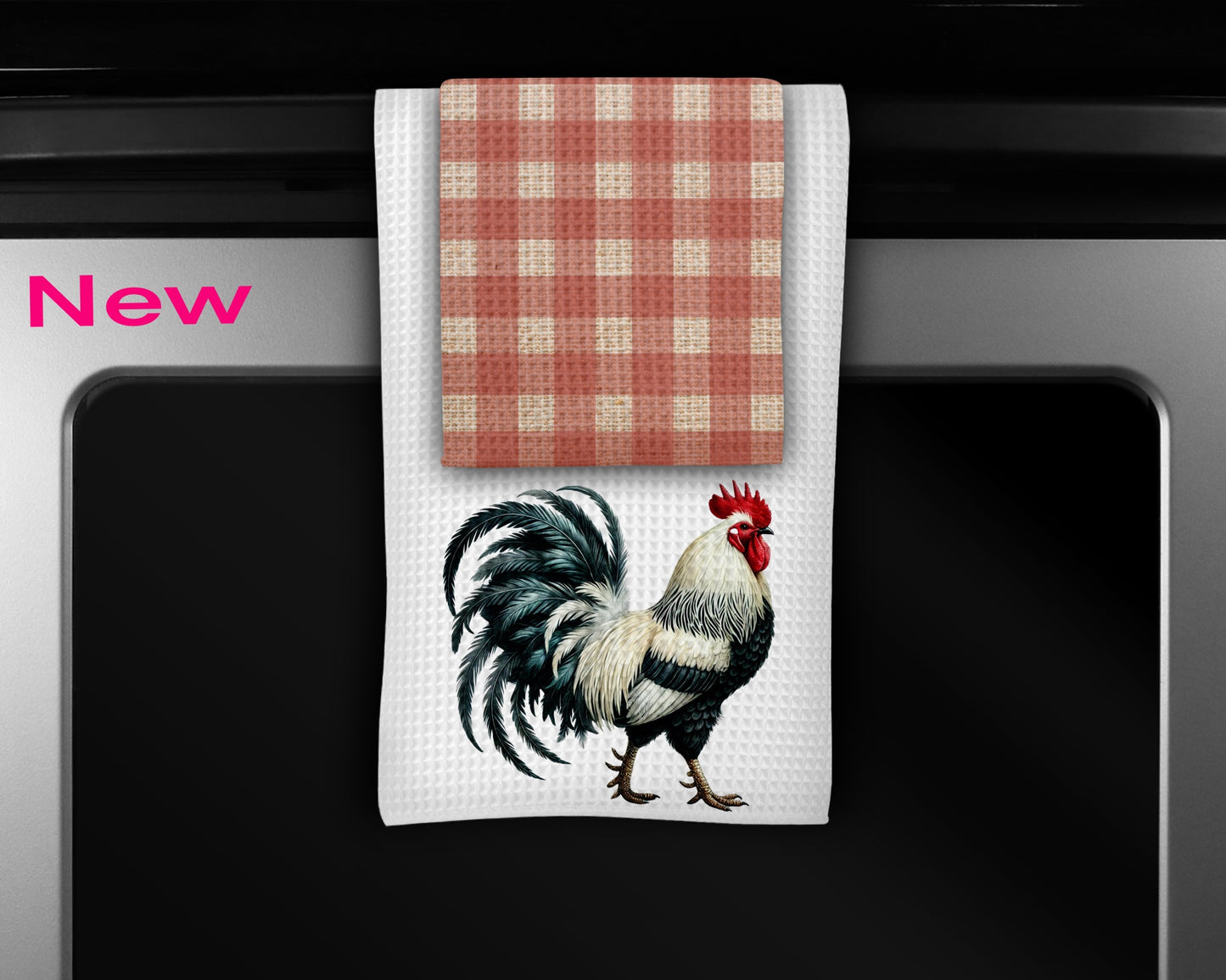 Rooster Kitchen Towels Set