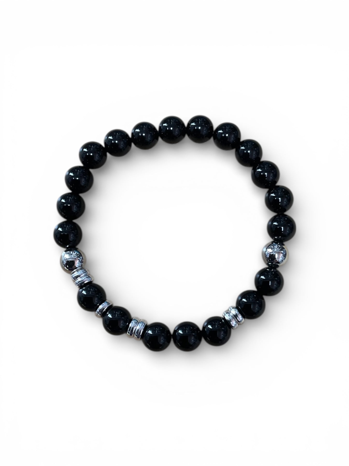 ICE OUT  Bracelet, Morse Code Stone Bead Bracelet, Men Secret Message Jewelry