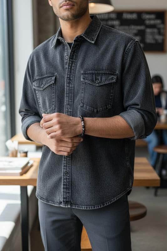ICE OUT  Bracelet, Morse Code Stone Bead Bracelet, Men Secret Message Jewelry