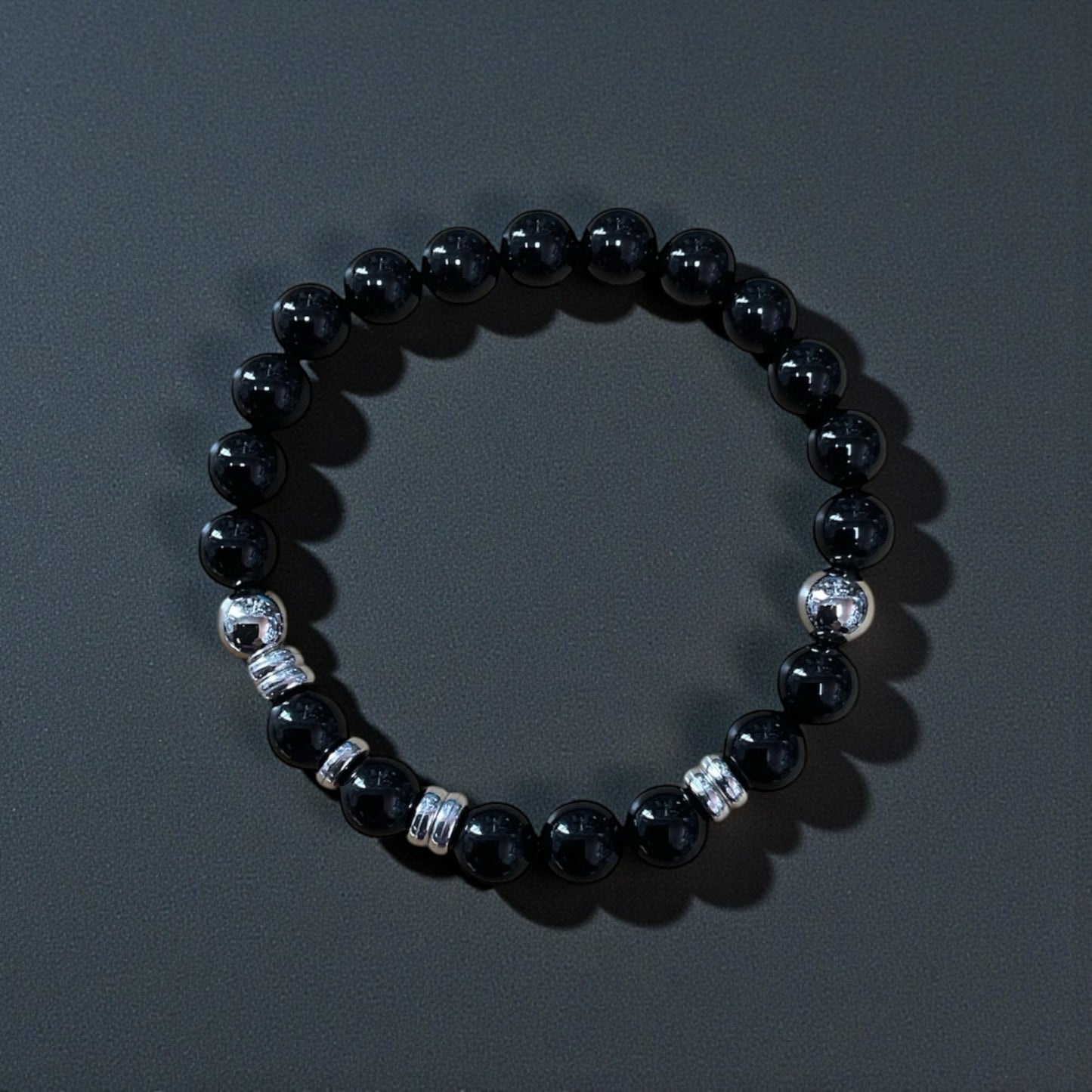 ICE OUT  Bracelet, Morse Code Stone Bead Bracelet, Men Secret Message Jewelry