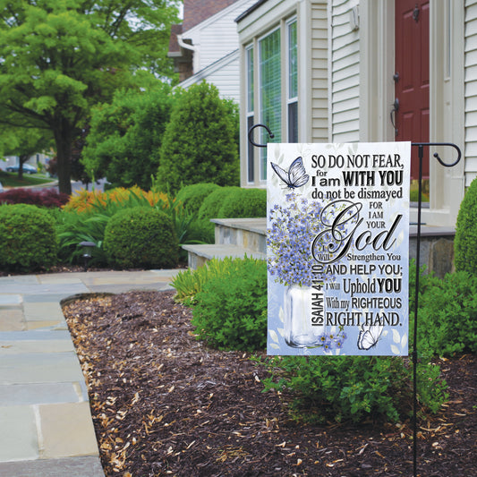 Inspirational Garden Flag, Garden Decoration, Housewarming Gift, Porch Flag, Spring Flag
