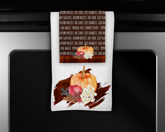 Fall Kitchen Towels Set