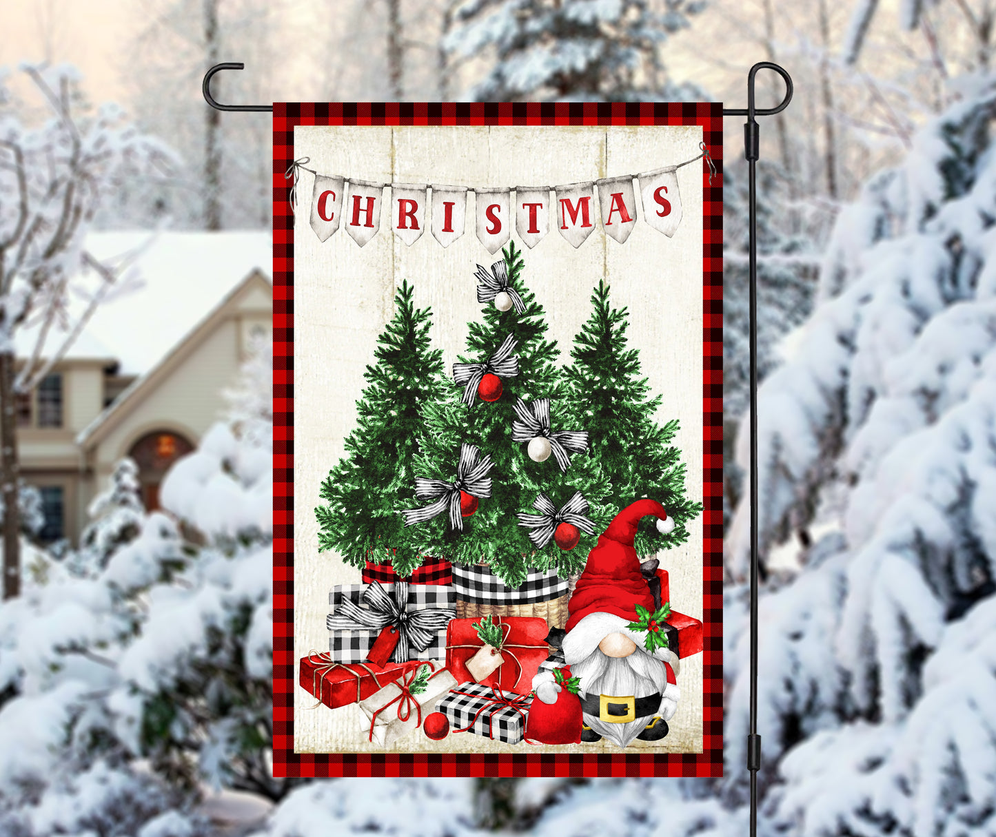 Christmas Garden Flag