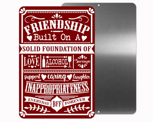 Friendship Metal Sign