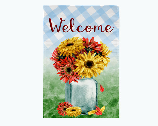 Gerber Daisy Garden Flag