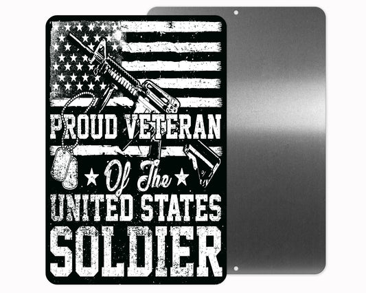 Military Metal Sign